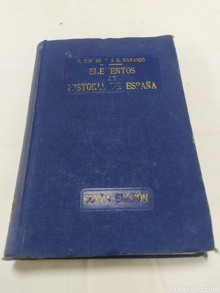 Libros antiguos: Elementos de historia de Espa&ntilde;a, 1935 - Foto 1