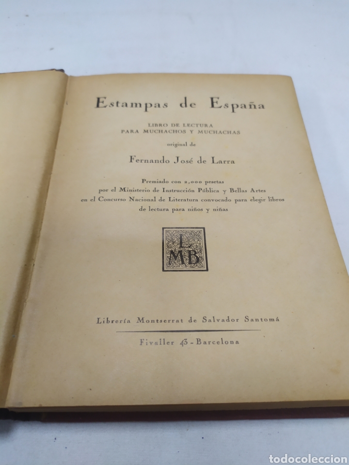 Libros antiguos: Estampas de Espa&ntilde;a, LMB, 1933 - Foto 3