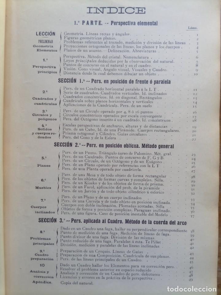 Libros antiguos: Apuntes sobre perspectiva Jos&eacute; Calvo 1912 - Foto 8