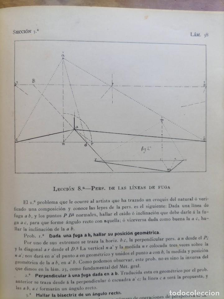 Libros antiguos: Apuntes sobre perspectiva Jos&eacute; Calvo 1912 - Foto 11