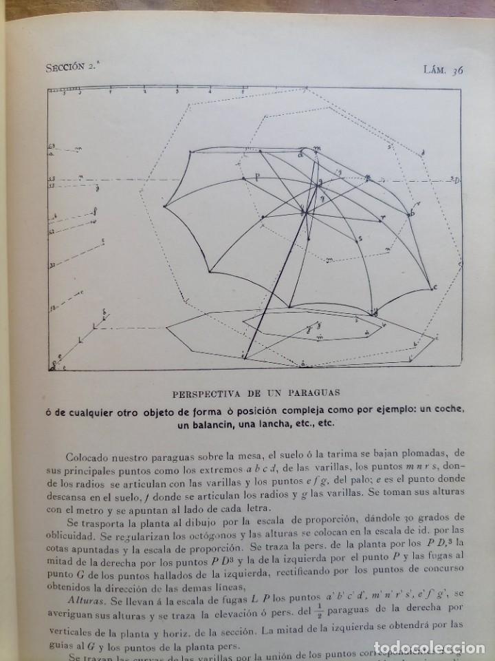 Libros antiguos: Apuntes sobre perspectiva Jos&eacute; Calvo 1912 - Foto 12