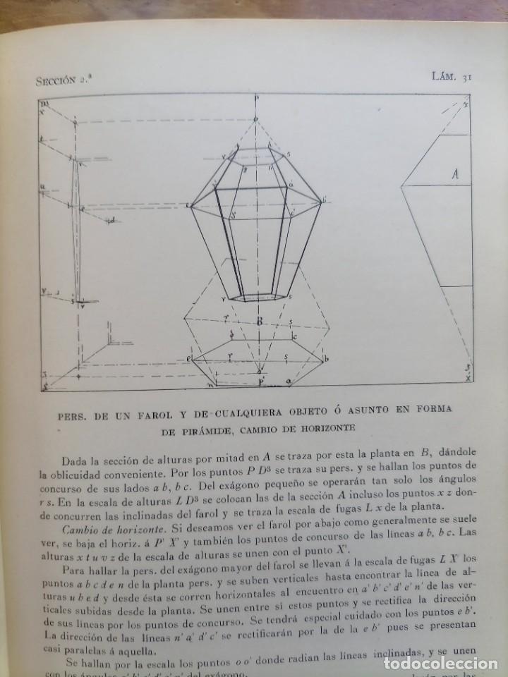 Libros antiguos: Apuntes sobre perspectiva Jos&eacute; Calvo 1912 - Foto 13