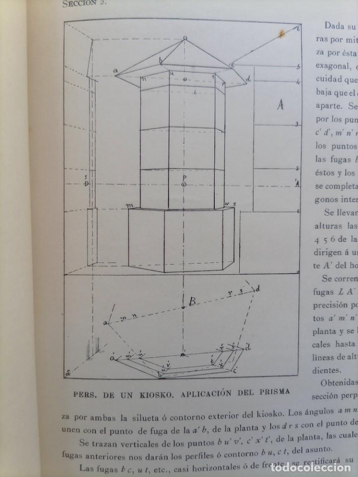 Libros antiguos: Apuntes sobre perspectiva Jos&eacute; Calvo 1912 - Foto 14