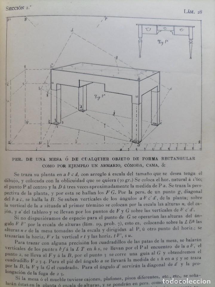 Libros antiguos: Apuntes sobre perspectiva Jos&eacute; Calvo 1912 - Foto 15