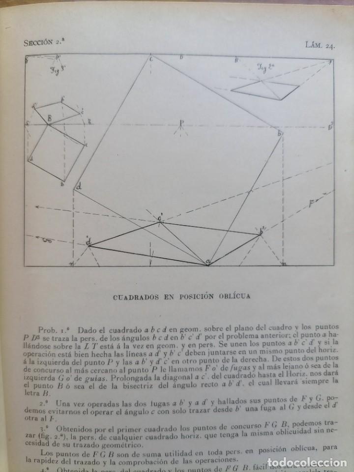 Libros antiguos: Apuntes sobre perspectiva Jos&eacute; Calvo 1912 - Foto 16