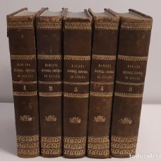 Libros antiguos: HISTORIA GENERAL DE ESPAÑA. POR EL PADRE MARIANA. 5 TOMOS. COMPLETA. 1848-1851