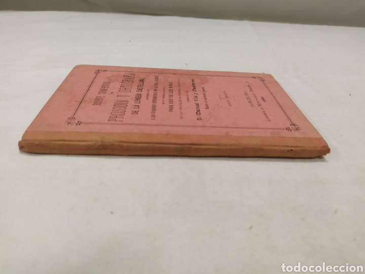 Libros antiguos: Prosodia y ortograf&iacute;a, Manuel Ylla, 1889 - Foto 2