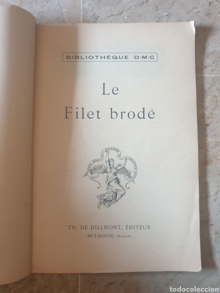 Libros antiguos: Biblioteca D.M.C, Le filet brod&eacute; - Foto 2