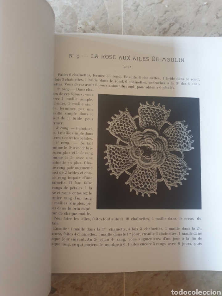 Libros antiguos: Album de Guipure d Irlande - Foto 3