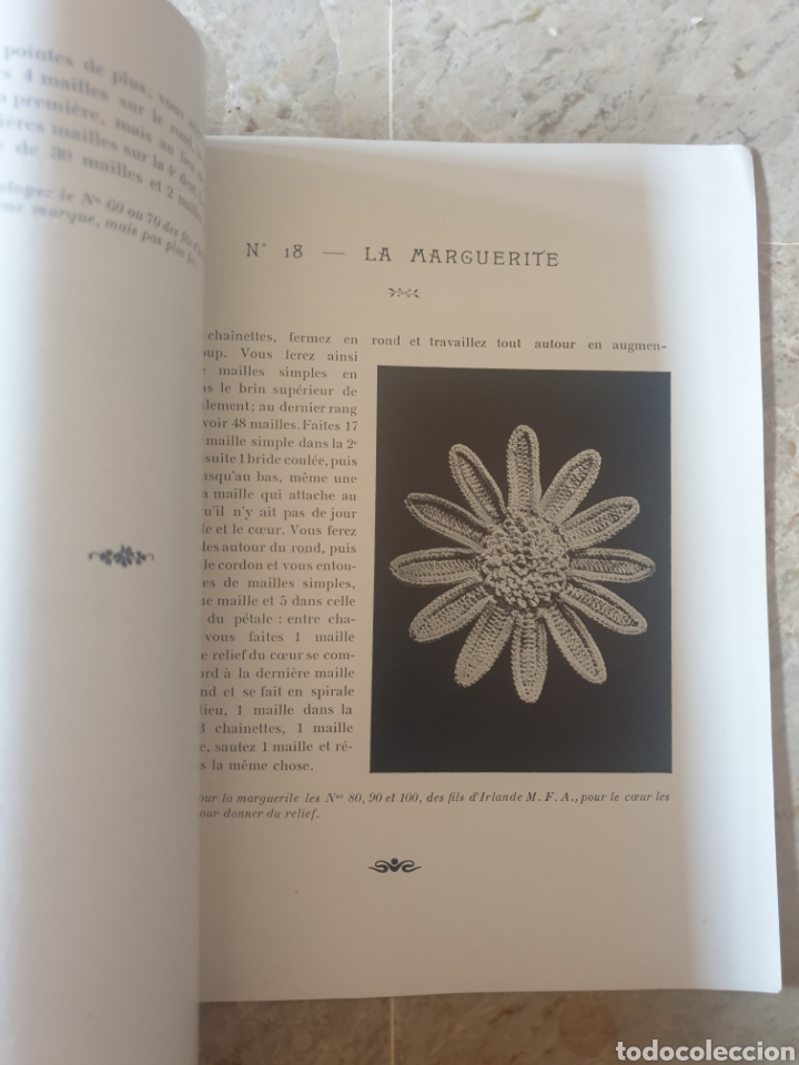 Libros antiguos: Album de Guipure d Irlande - Foto 4