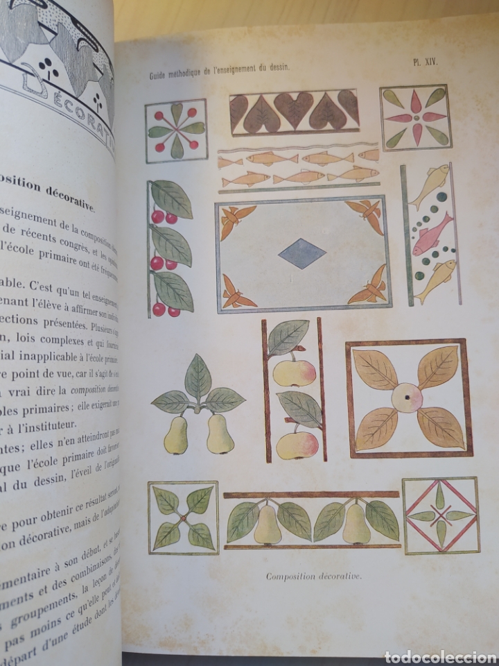 Libros antiguos: Guide m&eacute;thodique pour lenseignement du dessin. 1908 - Foto 4