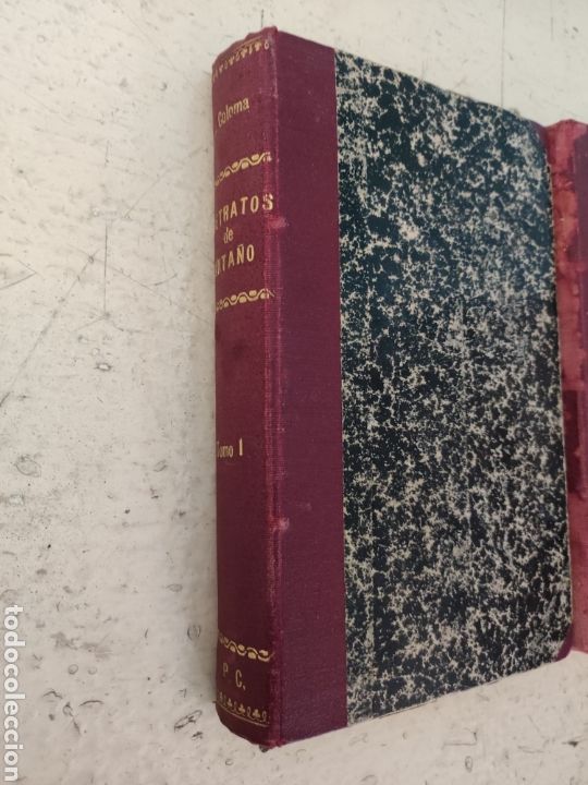 Libros antiguos: Retratos de anta&ntilde;o dos tomos - Foto 2