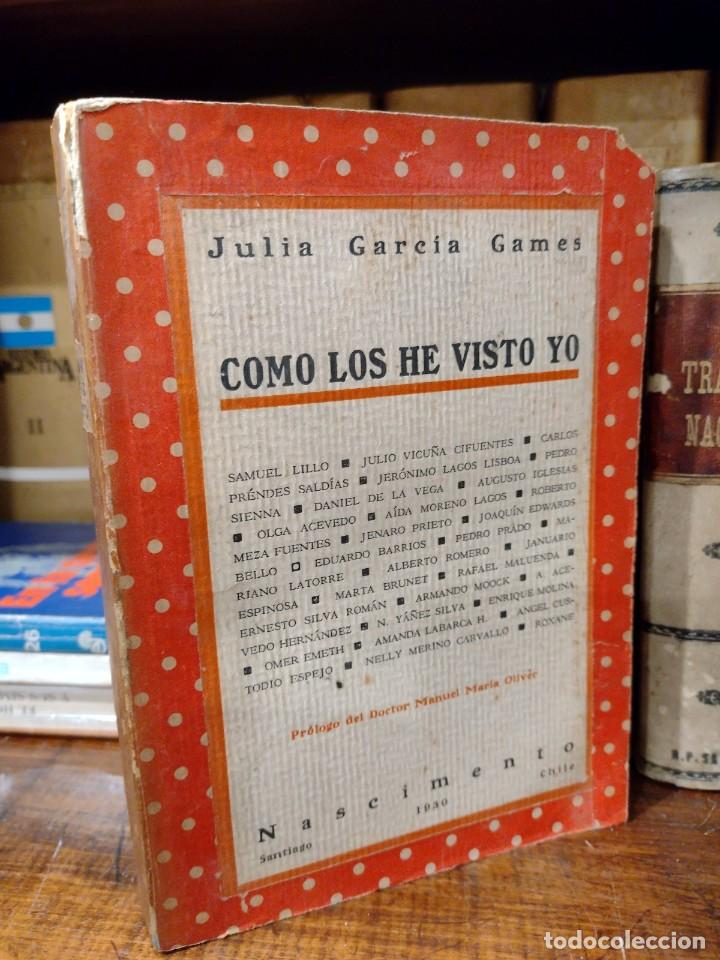Old books: Garc&iacute;a Games, Julia. Como los he visto yo. 1930