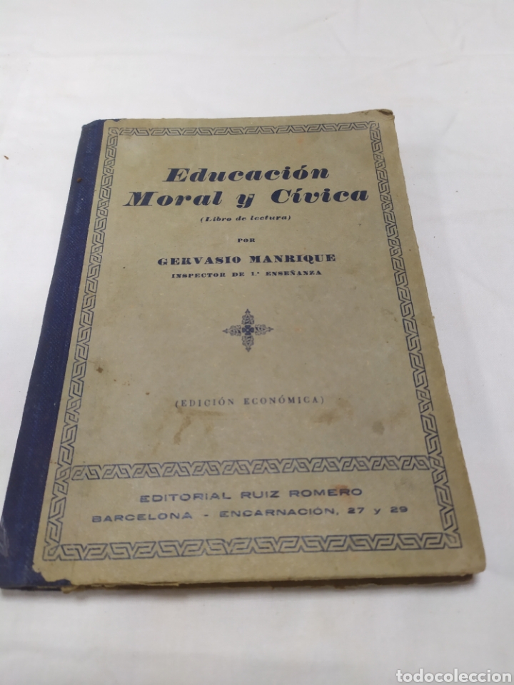 Libros antiguos: Educaci&oacute;n moral y c&iacute;vica, Gervasio Manrique, 1933 - Foto 1