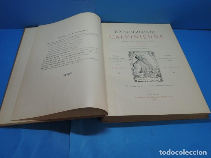 Libros antiguos: ICONOGRAPHIE CALVINIENNE.- E. DOUMERGUE - Foto 3