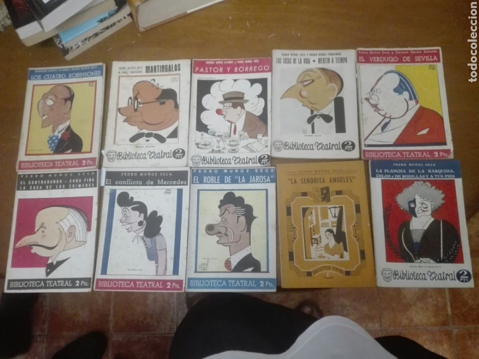 Libros antiguos: Mu&ntilde;oz Seca. Biblioteca teatral. 13 obras. - Foto 1