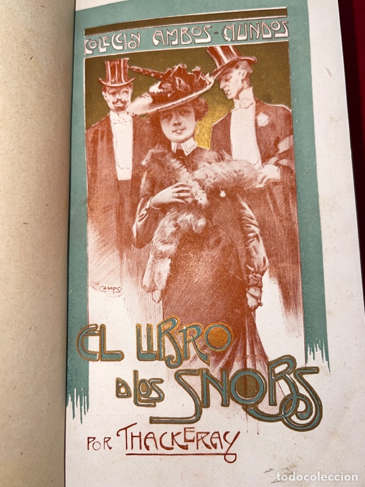 Libros antiguos: L- El libro de los snobs. W. M. Thackeray traducci&oacute;n de J. Mir&oacute; Folguera. - Foto 2