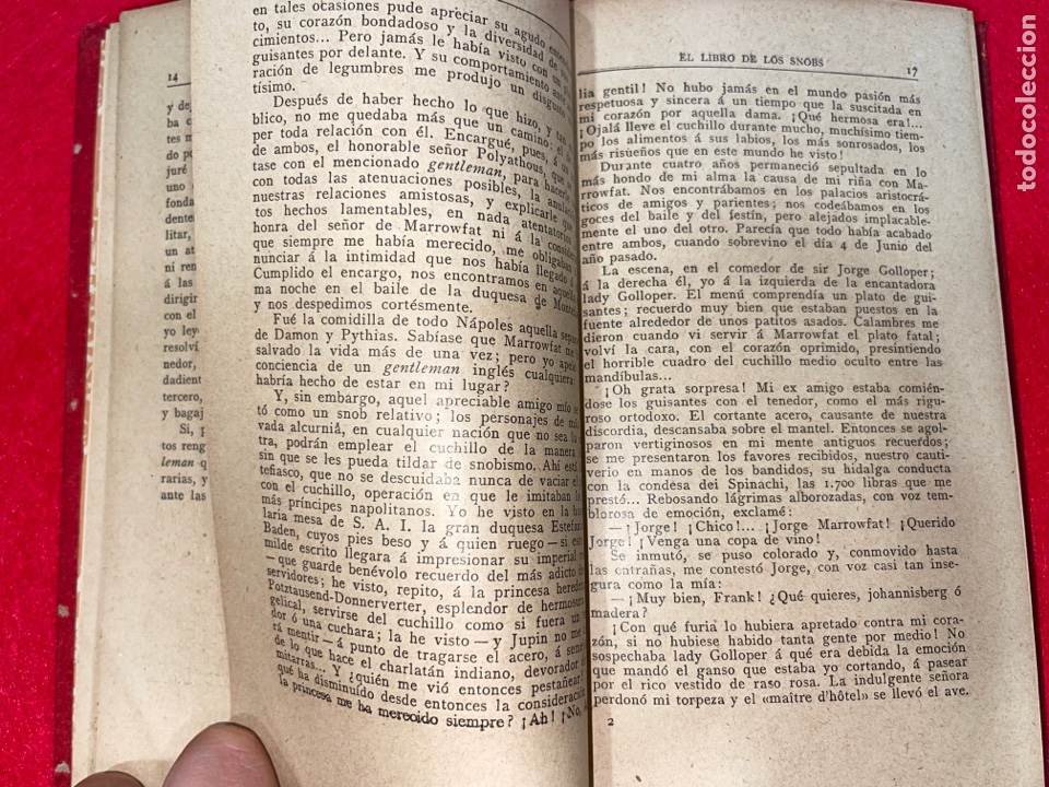Libros antiguos: L- El libro de los snobs. W. M. Thackeray traducci&oacute;n de J. Mir&oacute; Folguera. - Foto 4