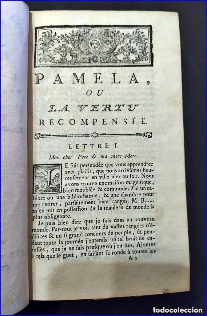 Libros antiguos: Pamela - Foto 3