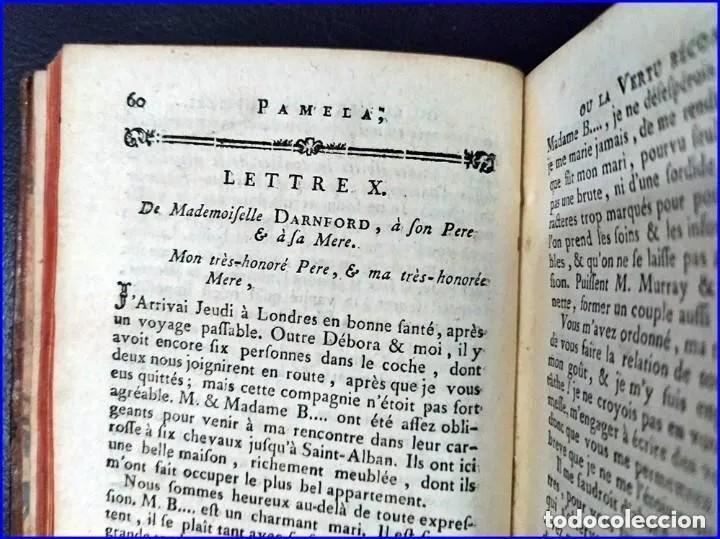 Libros antiguos: Pamela - Foto 4