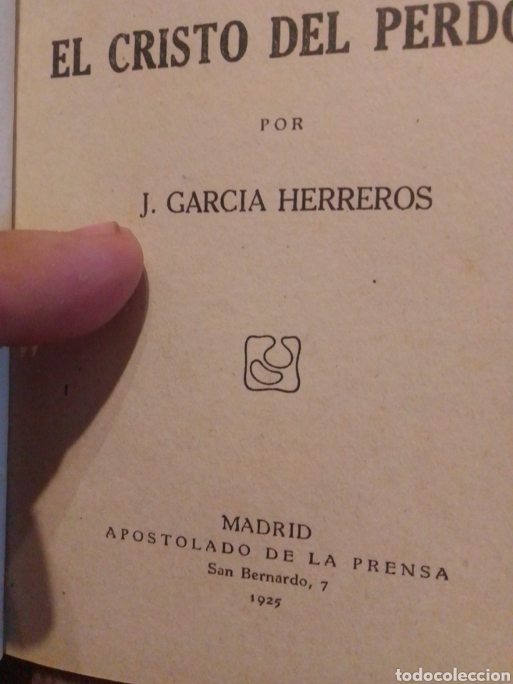 Libros antiguos: El Cristo del Perd&oacute;n - Foto 4