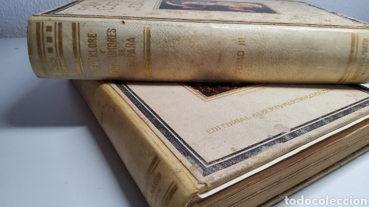 Libros antiguos: FOLKLORE Y COSTUMBRES DE ESPA&Ntilde;A 1931 - Foto 7
