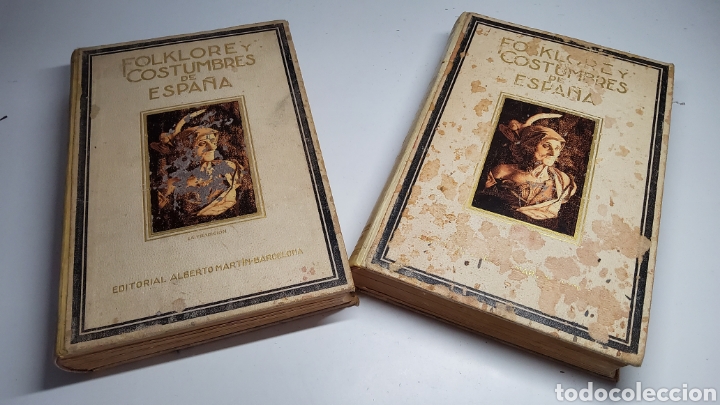 Libros antiguos: FOLKLORE Y COSTUMBRES DE ESPA&Ntilde;A 1931 - Foto 1