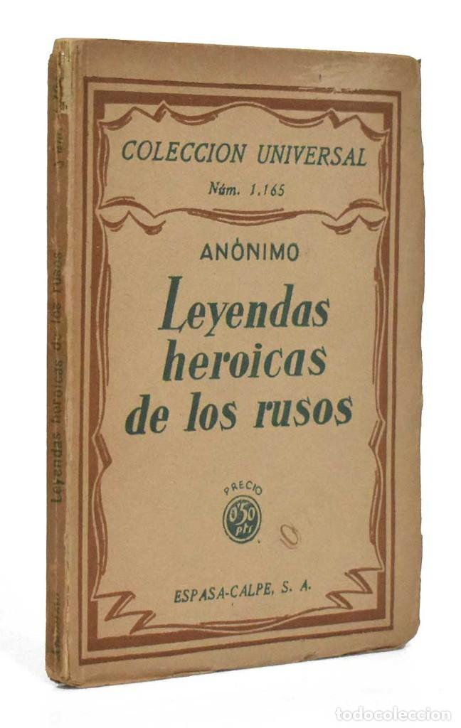 Libros antiguos: Leyendas her&oacute;icas de los rusos - An&oacute;nimo - Foto 1