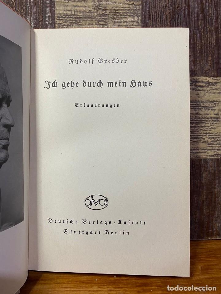 Libros antiguos: Rudolf Presber - Ich Gehe Dunch - 1935 - Foto 3