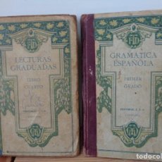 Libros antiguos: ¡¡ LIBROS ESCOLARES. AÑOS.- 1924 Y 1929. !! C-2.
