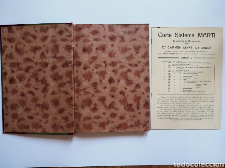 Libros antiguos: Libro El Corte Parisien Sistema Marti 1923 - Foto 2