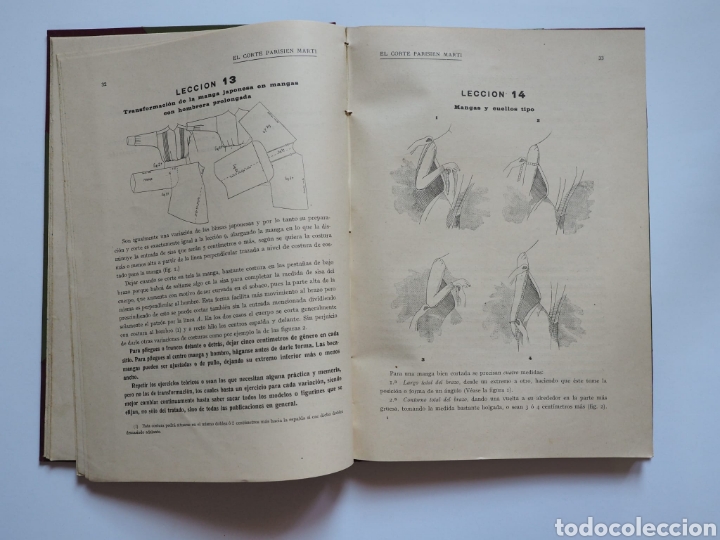 Libros antiguos: Libro El Corte Parisien Sistema Marti 1923 - Foto 4