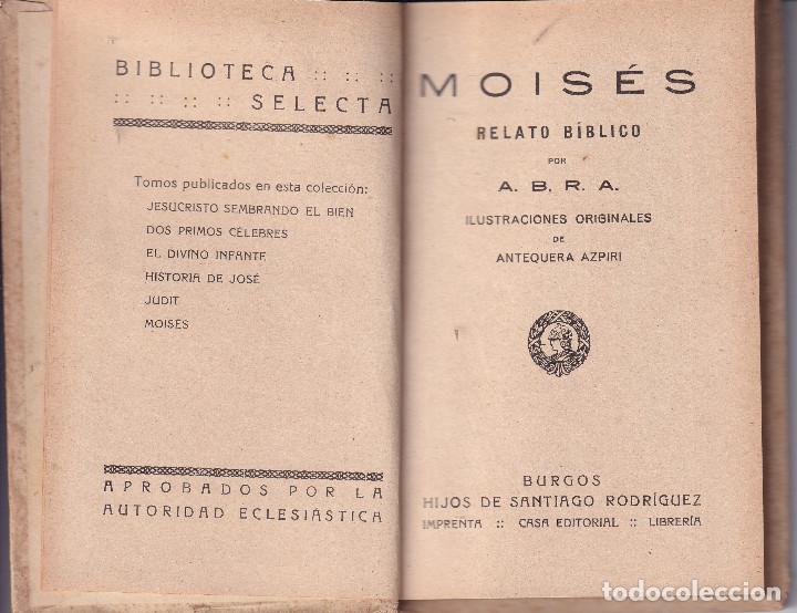Libros antiguos: MOISES - S. RODRIGUZ - BUERGOS - Foto 3