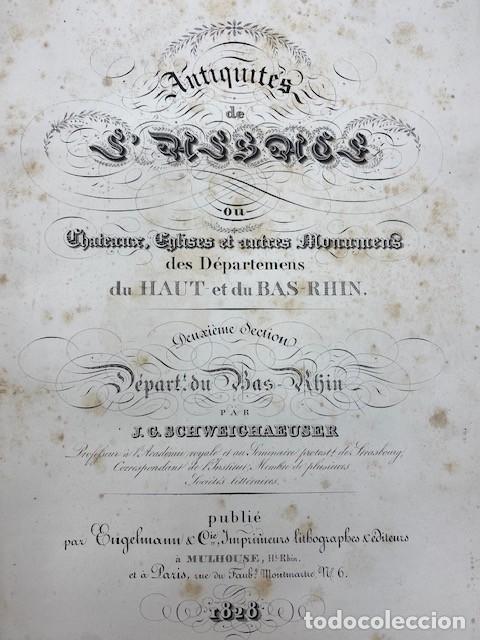 Libros antiguos: ANTIQUITES DE LALSACE. A-ART-4228 - Foto 1