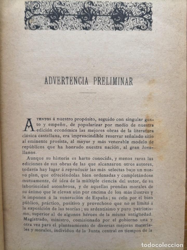 Libros antiguos: 1884 Jovellanos, original - Foto 5