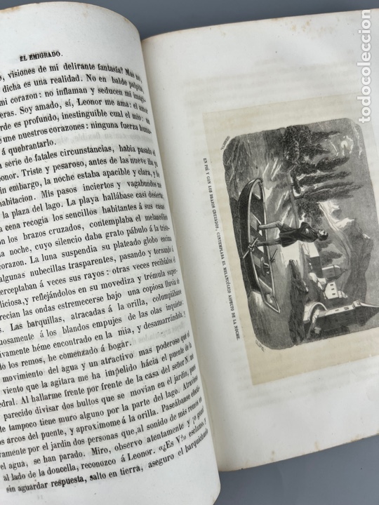 Libros antiguos: EL EMIGRADO, EUSEBIO FONT Y MORESO. Barcelona, 1856 - Foto 6
