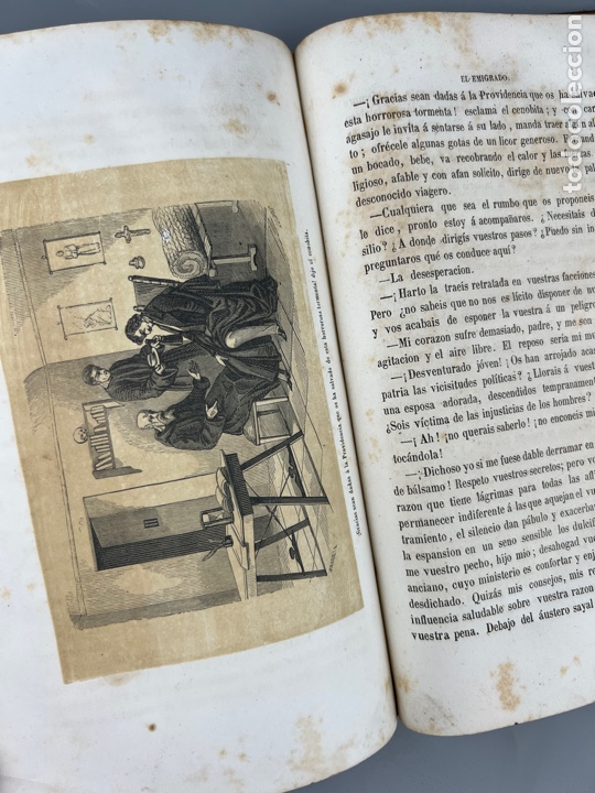 Libros antiguos: EL EMIGRADO, EUSEBIO FONT Y MORESO. Barcelona, 1856 - Foto 7