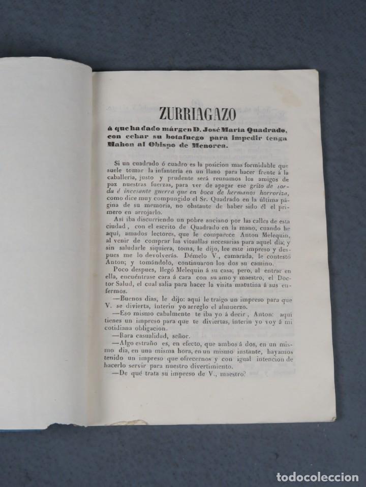 Libros antiguos: MAH&Oacute;N 1852. ZURRIAGAZO - Foto 1