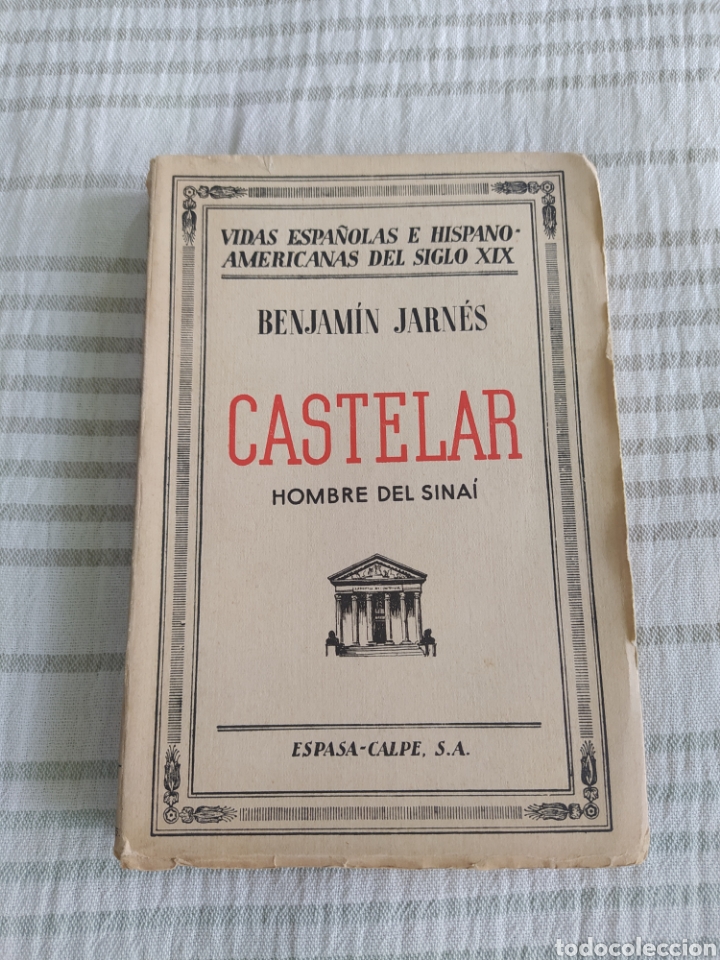 Libros antiguos: JARN&Eacute;S, Benjam&iacute;n - Castelar. Hombre del Sina&iacute;. - Foto 1