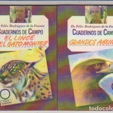 Livros antigos: DR. FÉLIX RODRÍGUEZ DE LA FUENTE. CUADERNOS DE CAMPO. COMPLETA 60 EJEMPLARES. SIN USAR. Lote 359697965