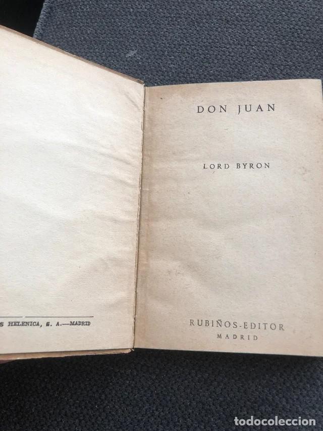 Libros antiguos: Don Juan Lord Byron - Foto 3