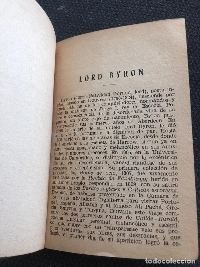 Libros antiguos: Don Juan Lord Byron - Foto 4