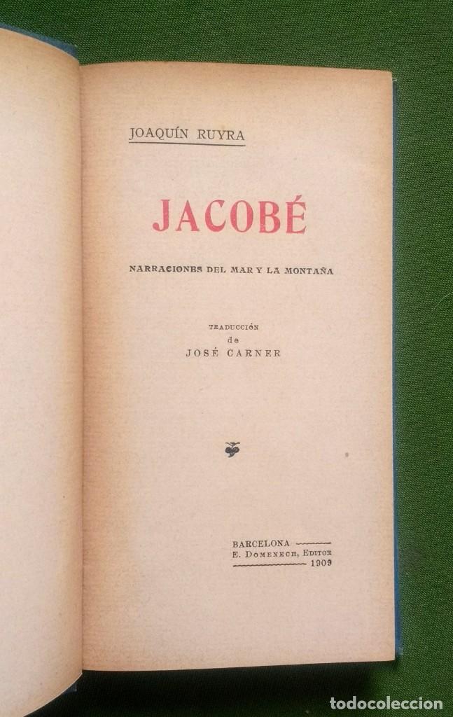 Libros antiguos: JACOM&Eacute; - JOAQUIN RUYRA - 1909 - Foto 2
