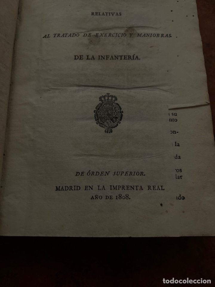 Libros antiguos: REGLAMENTO PARA LA INFANTER&Iacute;A 1808 - Foto 4