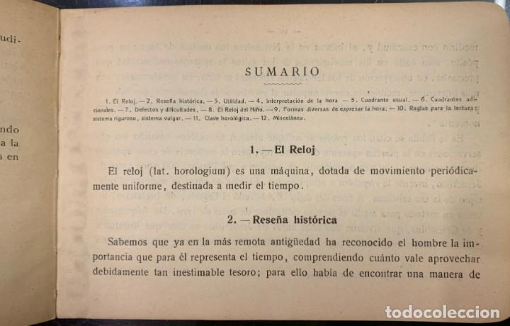 Libros antiguos: La Lectura del Reloj - Foto 3