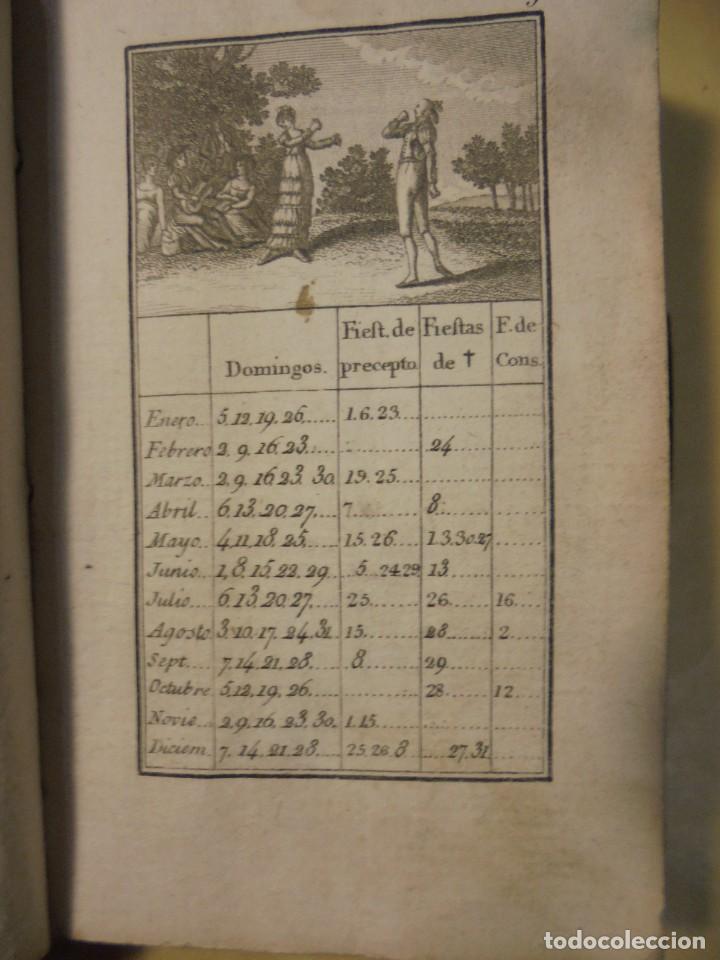 Libros antiguos: CALENDARIO. COMPENDIO DEL A&Ntilde;O 1806. - Foto 4