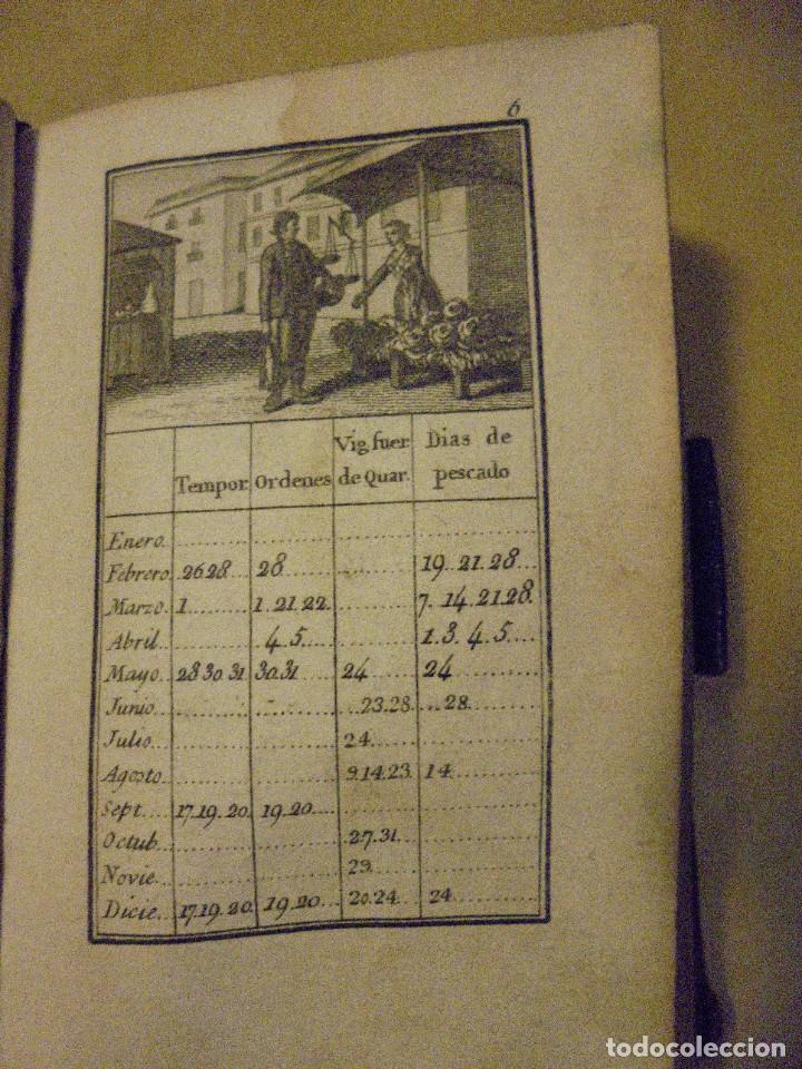 Libros antiguos: CALENDARIO. COMPENDIO DEL A&Ntilde;O 1806. - Foto 5