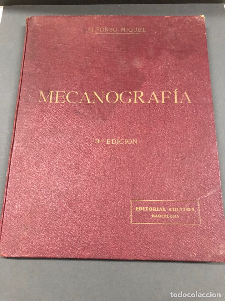Libros antiguos: Antiguo libro de mecanograf&iacute;a - Mercedes - 1929 - Foto 2