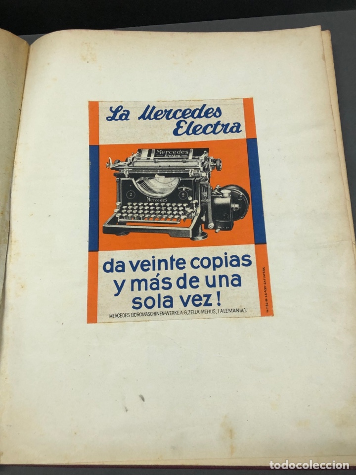 Libros antiguos: Antiguo libro de mecanograf&iacute;a - Mercedes - 1929 - Foto 3