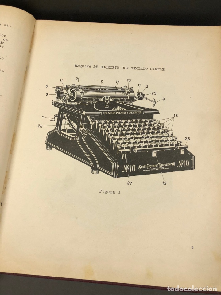 Libros antiguos: Antiguo libro de mecanograf&iacute;a - Mercedes - 1929 - Foto 6